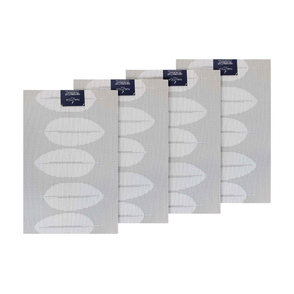 Pack 4 Individuales Nautica Home 45x30cm Reversible Hojas Blanco image number 4.0