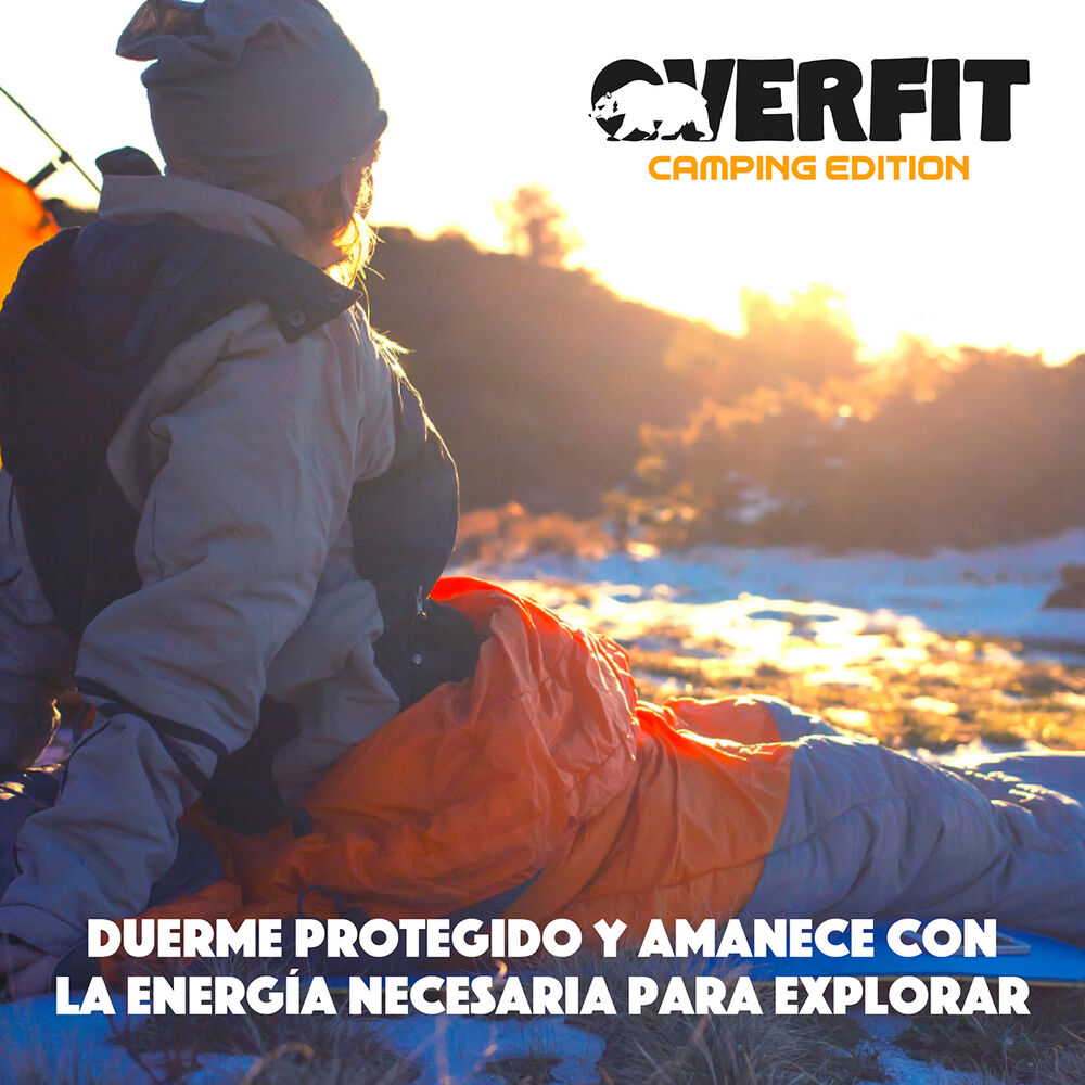 Saco De Dormir Termico 0 A 15 Grados Momia Overfit Camping image number 7.0