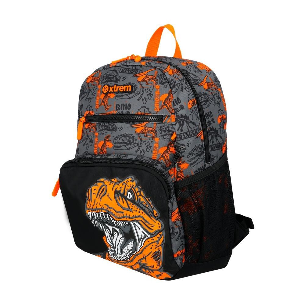Mochila Xtrem Bolt 6xt Dino Naranjo image number 1.0