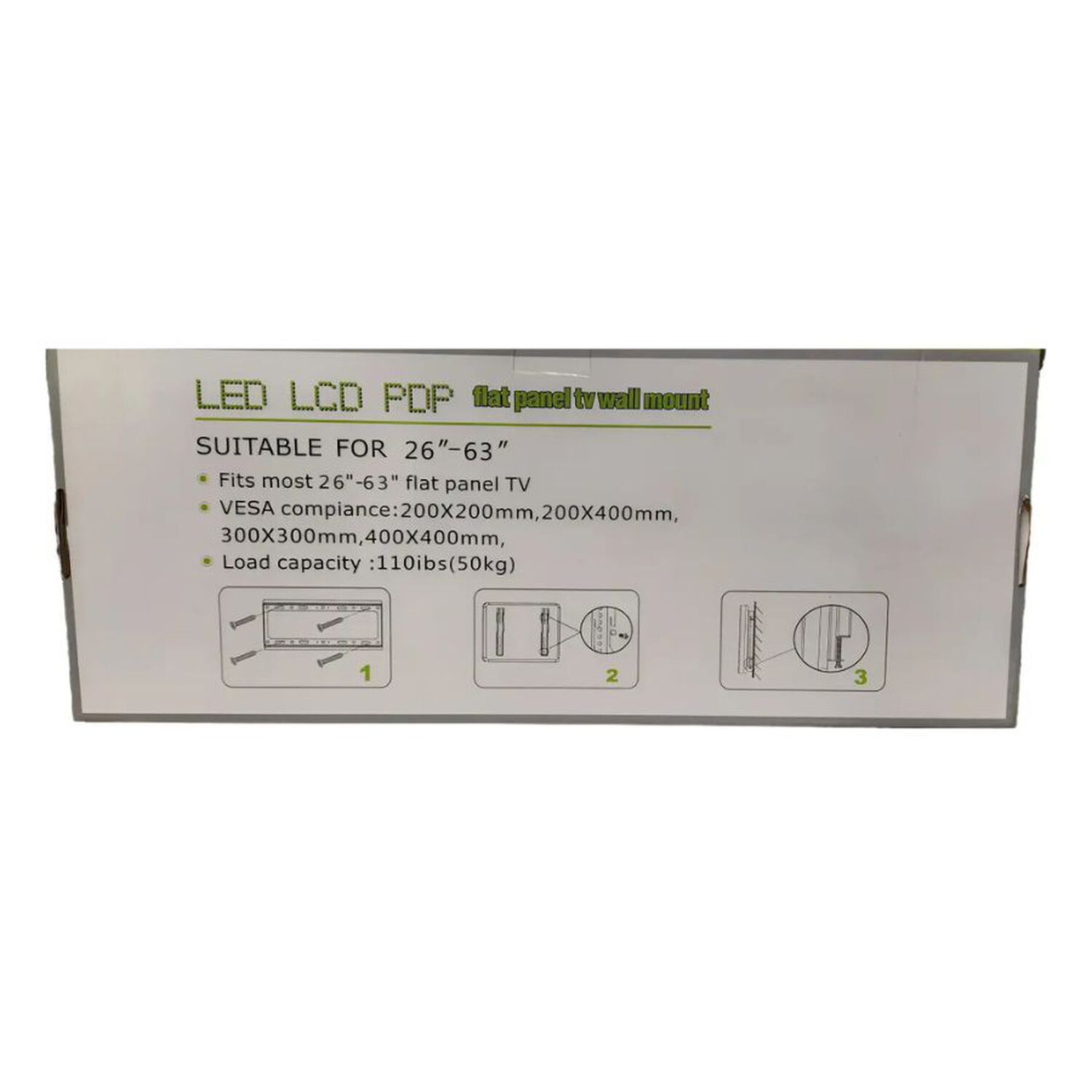 Soporte Fijo Pared Tv 26 A 63 Pulgadas Led Lcd Oled Slim Ultra Delgado image number 2.0