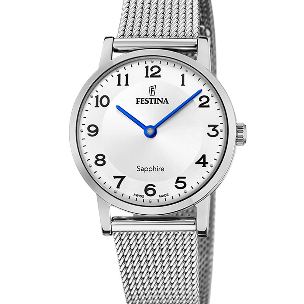Reloj F20015/5 Festina Swiss Blanco Mujer Swiss Made image number 0.0