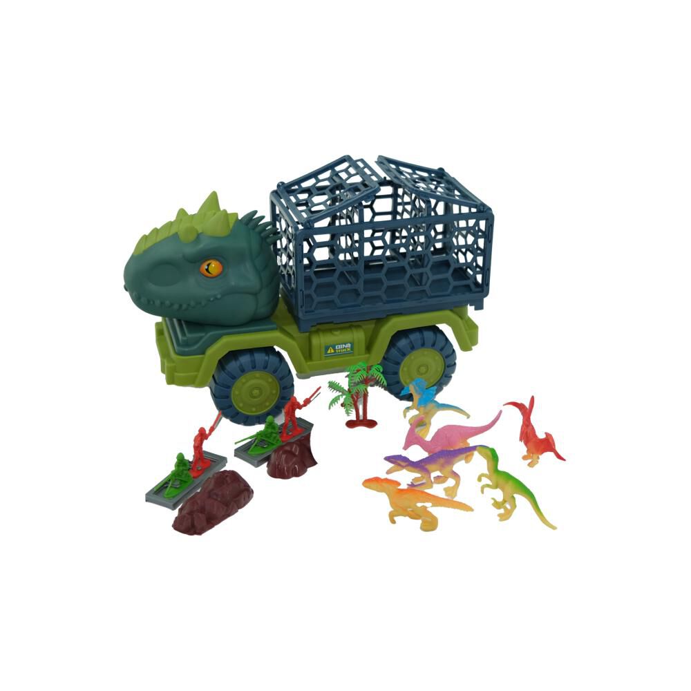 Meta Dino Camion Grande Con Dinosaurios Ass image number 25.0