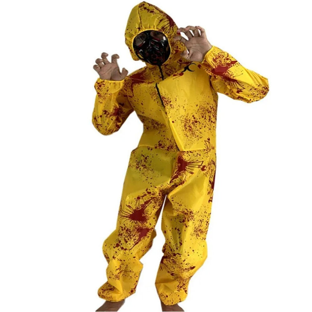Disfraz Traje Radioactivo Infantil Resident Evil Amarillo image number 2.0