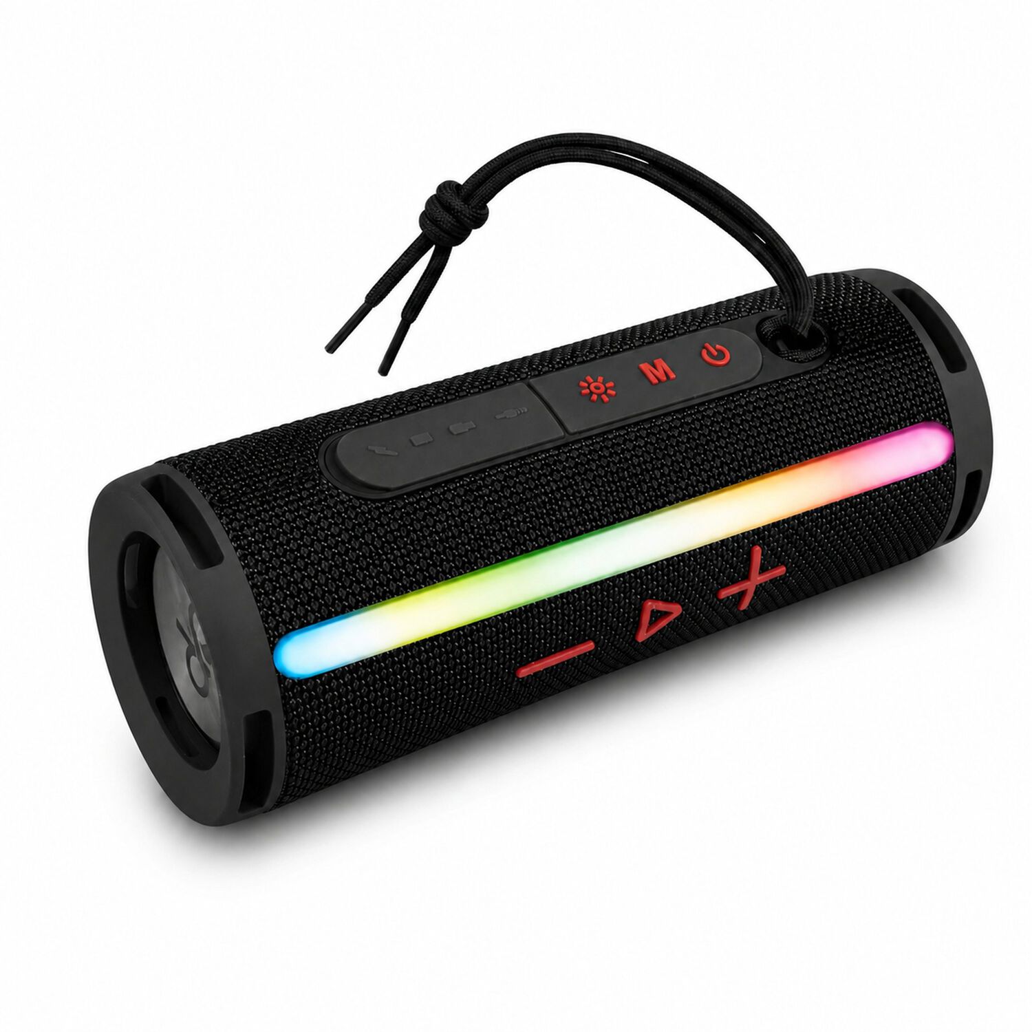 Parlante Port&aacute;til Bluetooth Tws Iluminaci&oacute;n Rgb 10w Negro 12hrs image number 3.0
