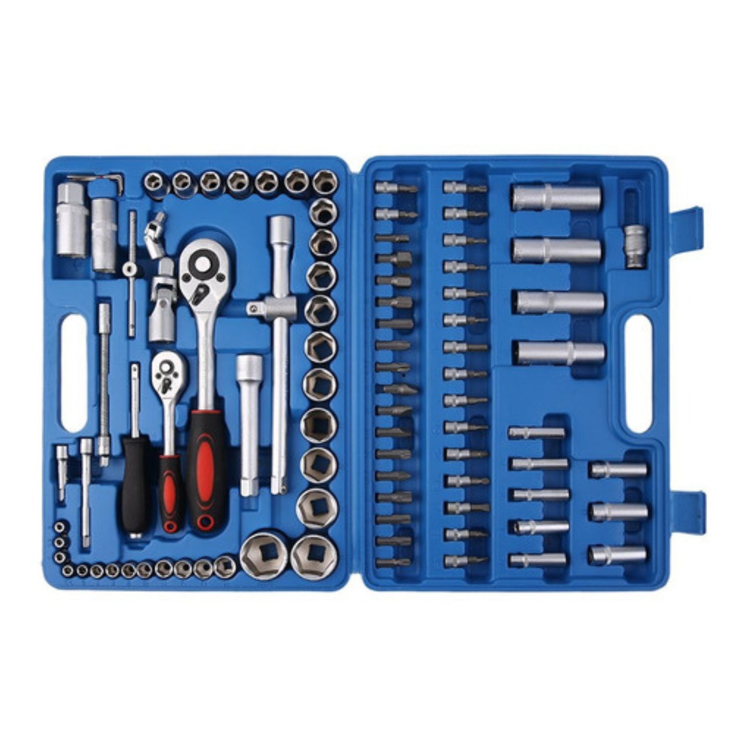 Set Caja Herramientas Dados 94 Piezas Acero Carbono 1/2 1/4 image number 1.0