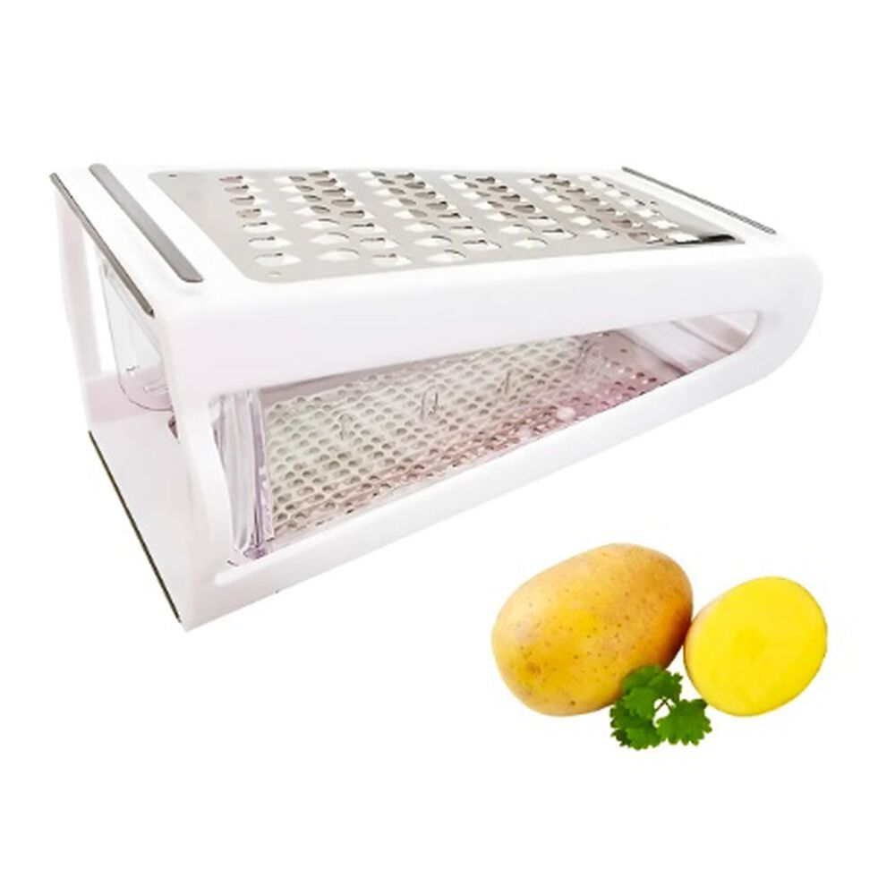 Rallador De Cocina De Mesa Con Recipiente Contenedor image number 2.0