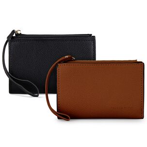 2 Billeteras De Mujer Adara Negra Y Brown Carven