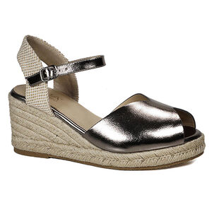 Sandalia Benedicta Plateado