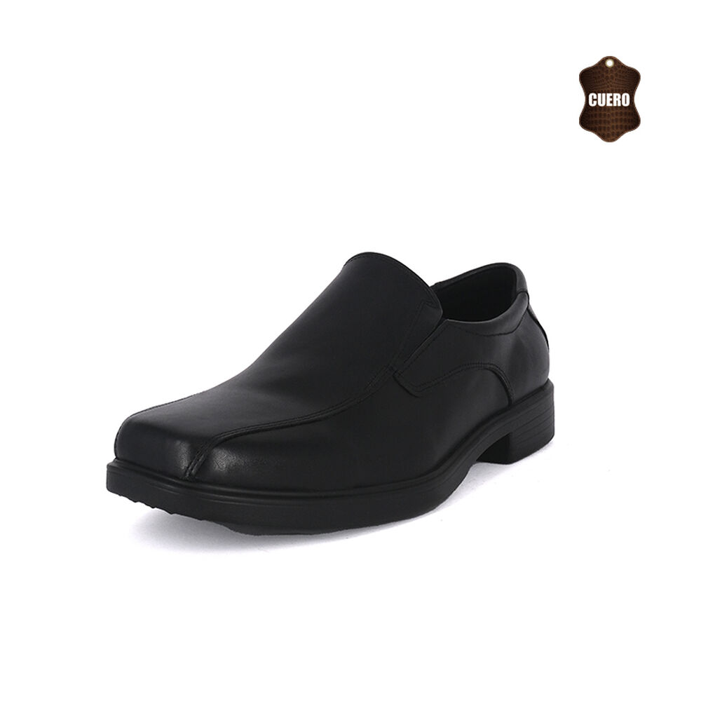 Zapato De Cuero Triton Negro London Adixt image number 0.0