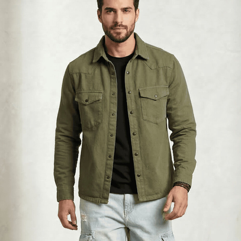 Chaqueta Sobrecamisa Denim Croacia Hombre image number 0.0