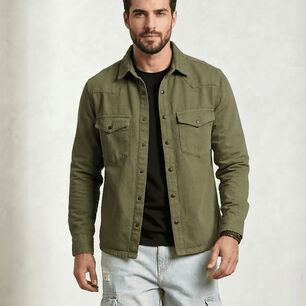 Chaqueta Sobrecamisa Denim Croacia Hombre