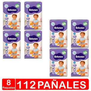 Pañales Babysec - Premium - Talla Xg 112 Pañales