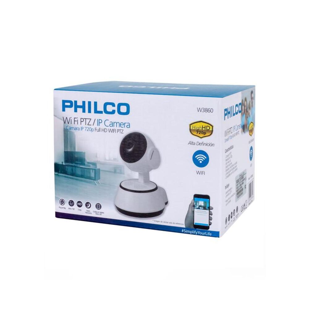 Camara De Seguridad Ip Wifi Hd 720p Con App Blanco image number 4.0