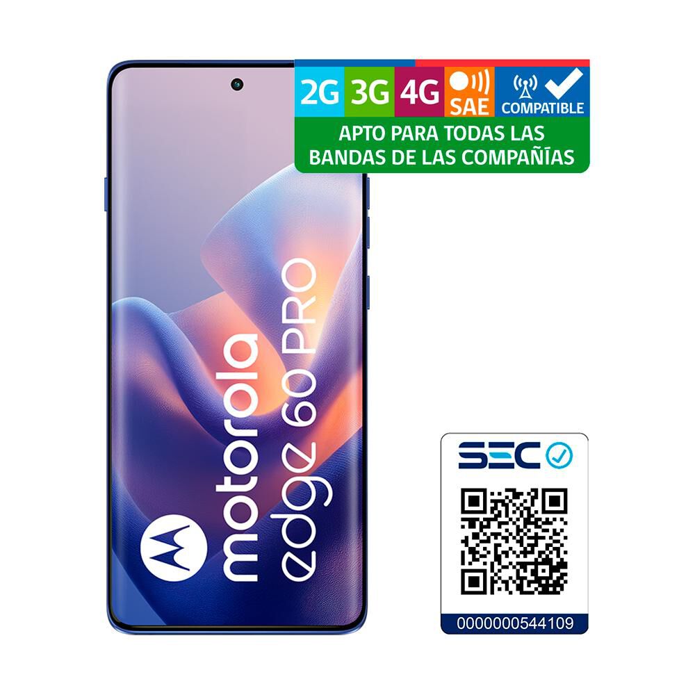 Smartphone Motorola Moto Edge 60 Pro / 5G / 512 GB / Azul / Liberado image number 7.0