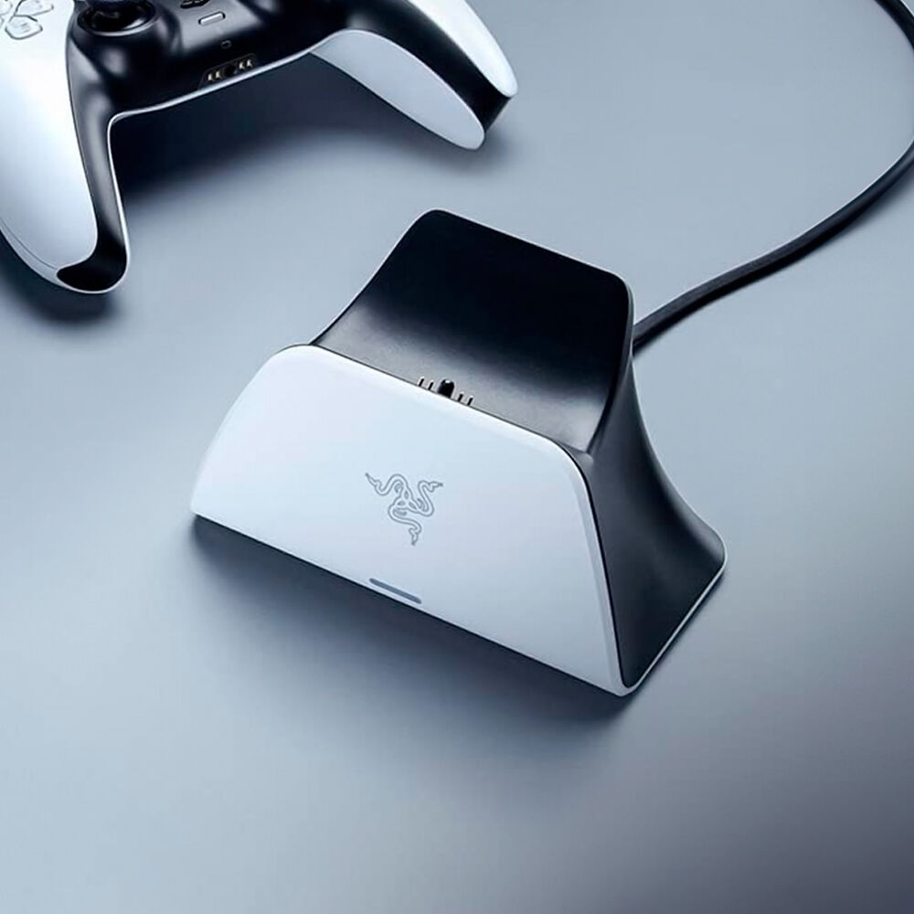 Base De Carga Rápida Razer Para Control Ps5 Blanco image number 5.0