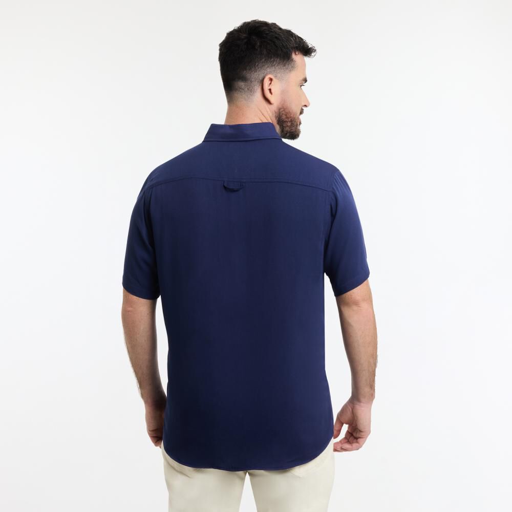 Camisa Lisa Regular Manga Corta Hombre The King's Polo Club image number 3.0