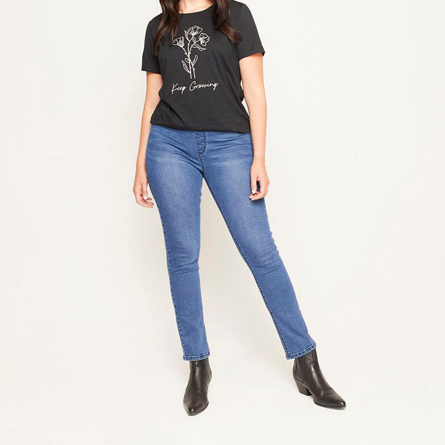 Jegging Pretina Ancha Tiro Medio Mujer Geeps image number 1.0
