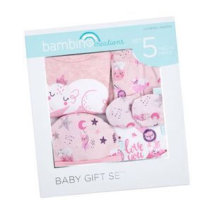 Ajuar Pack Bambino Body Panties Gorro Mit&oacute;n Beb&eacute; 0-3 Meses