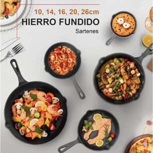 Sartenes De Hierro Fundido Juego De Sartenes 5 Piezas