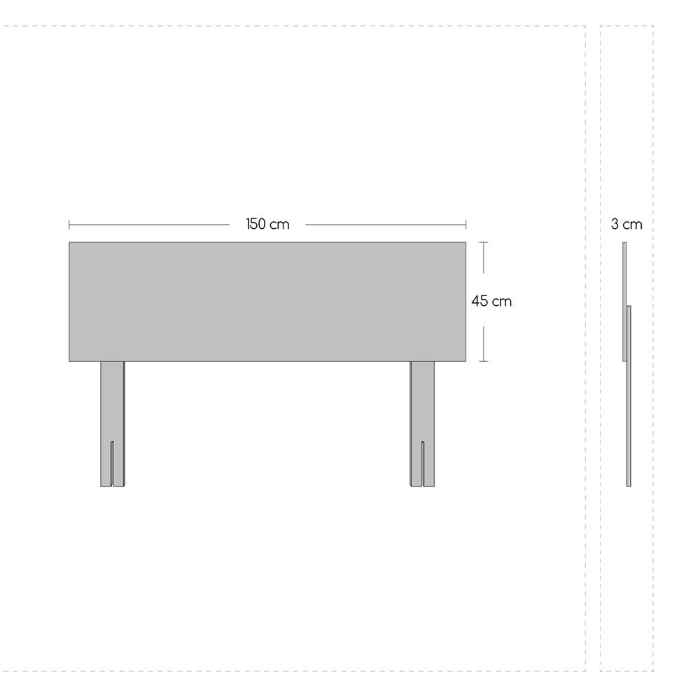 Cama Europea Celta Cádiz / 2 Plazas / Base Dividida + Veladores image number 6.0