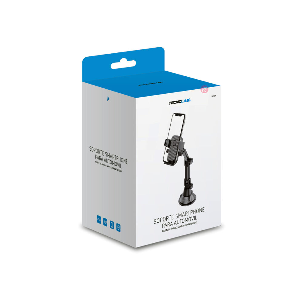 Soporte Celular Anclable En Posavasos Autom&oacute;vil - Ps image number 3.0