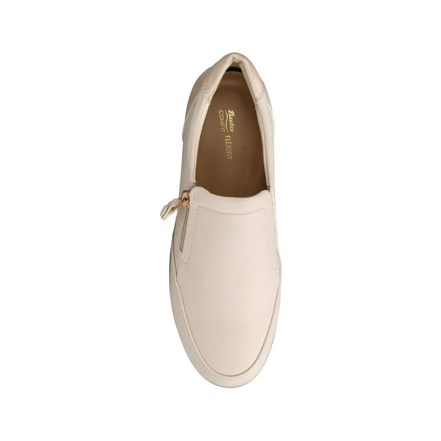 Mocasin Mujer Bata Frida Beige image number 3.0