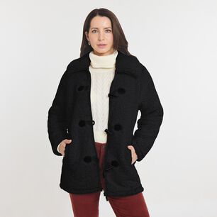 Chaqueta Montgomery Sherpa Cuello Camisero Mujer Geeps