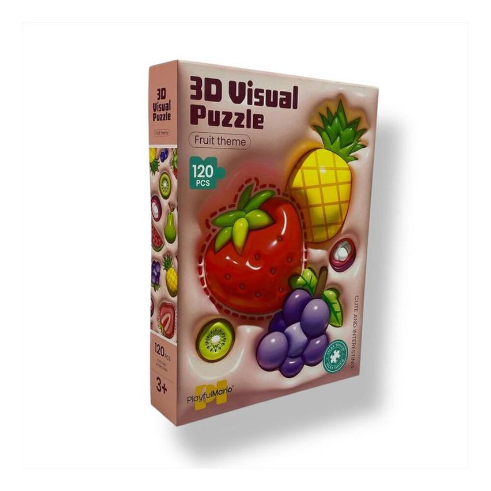 Puzzle 3d De Frutas 120 Piezas image number 0.0
