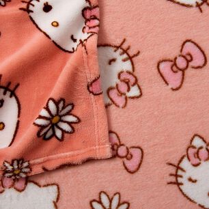 Manta Coral 127x152 Cms Hello Kitty