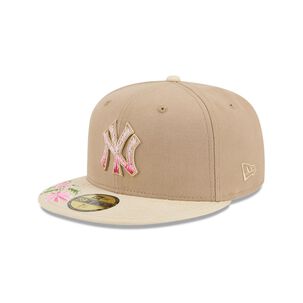 Gorra 59fifty New York Yankees Mlb Hand Stitched Beige