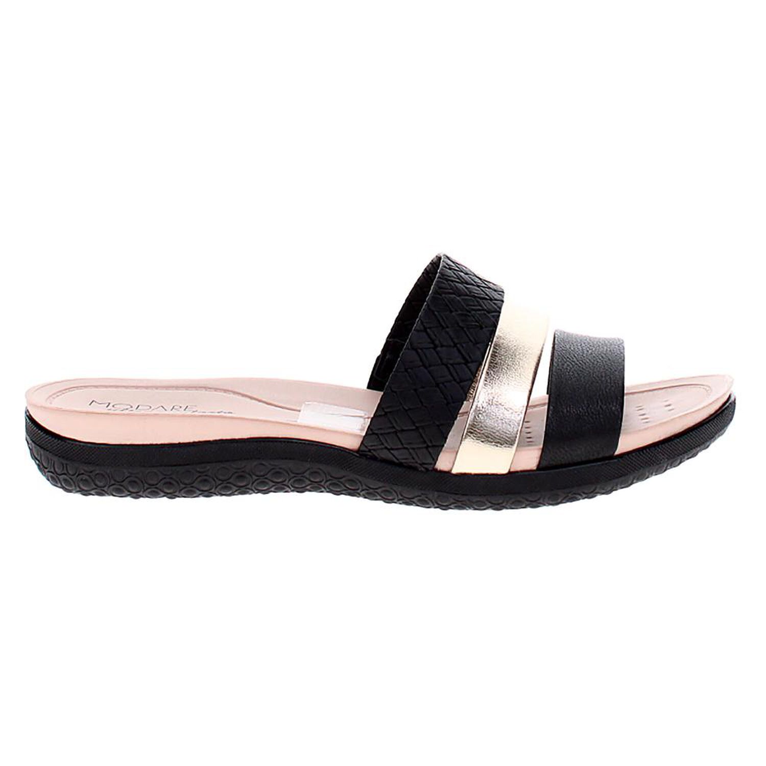 Sandalia Mujer Modare Casual Negro/dorado image number 0.0
