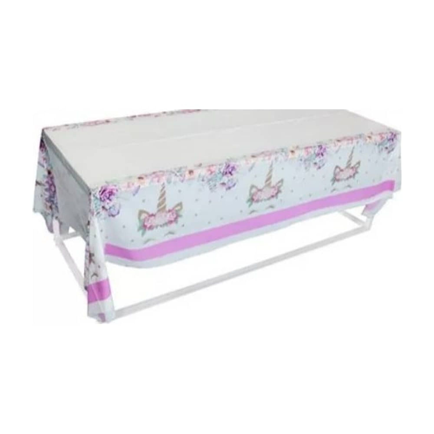 Mantel Pl&aacute;stico Para Decoraci&oacute;n De Mesa Motivo ( Unicornio ) image number 3.0