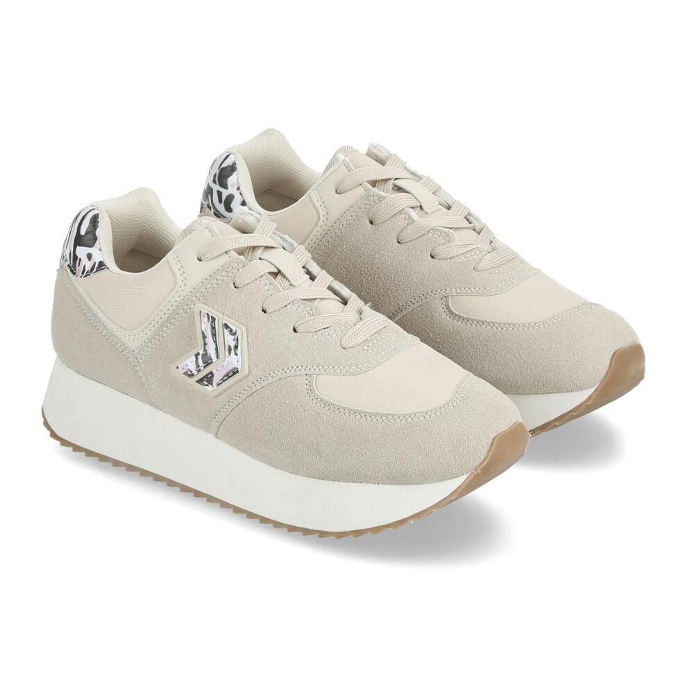Zapatilla Urbana Mujer Rolly Go Beige image number 1.0