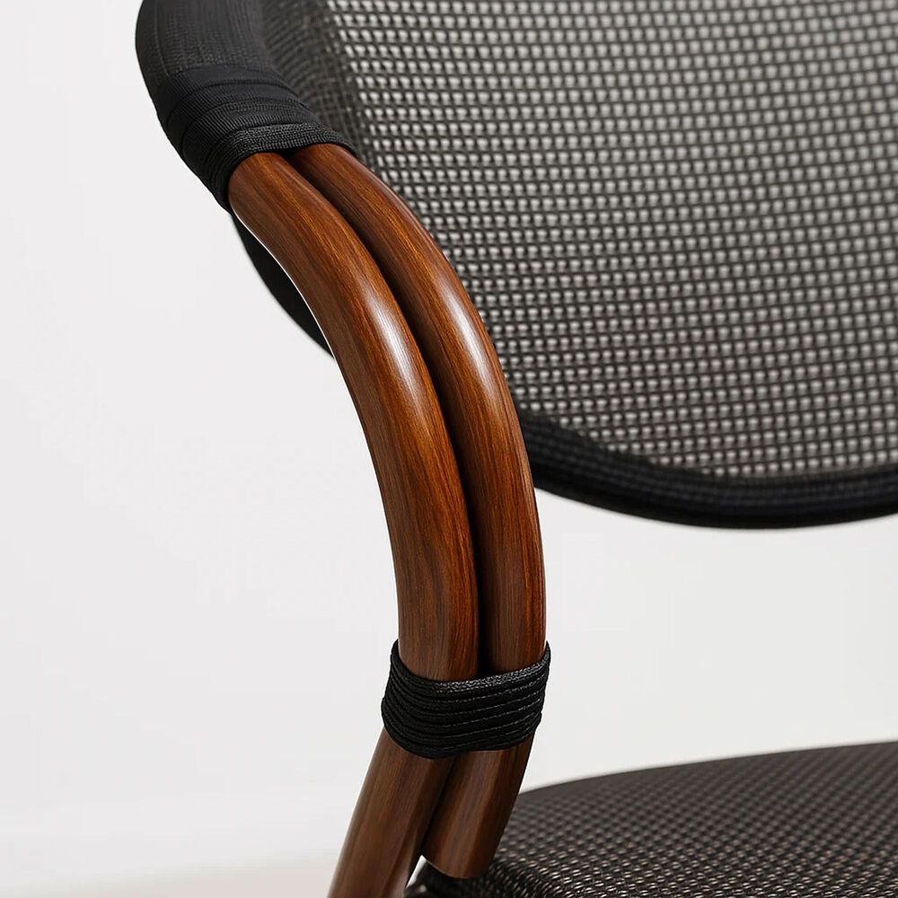 Silla Bistro Parisina Textileno Con Reposabrazos - Caf&eacute; Oscuro image number 12.0