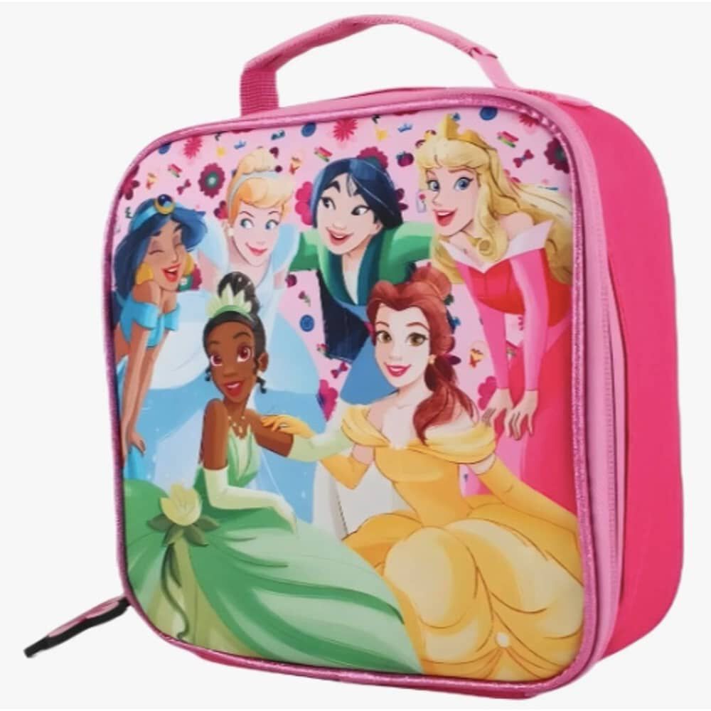 Set 3 Piezas Mochila Lonchera Estuche Princesas image number 4.0