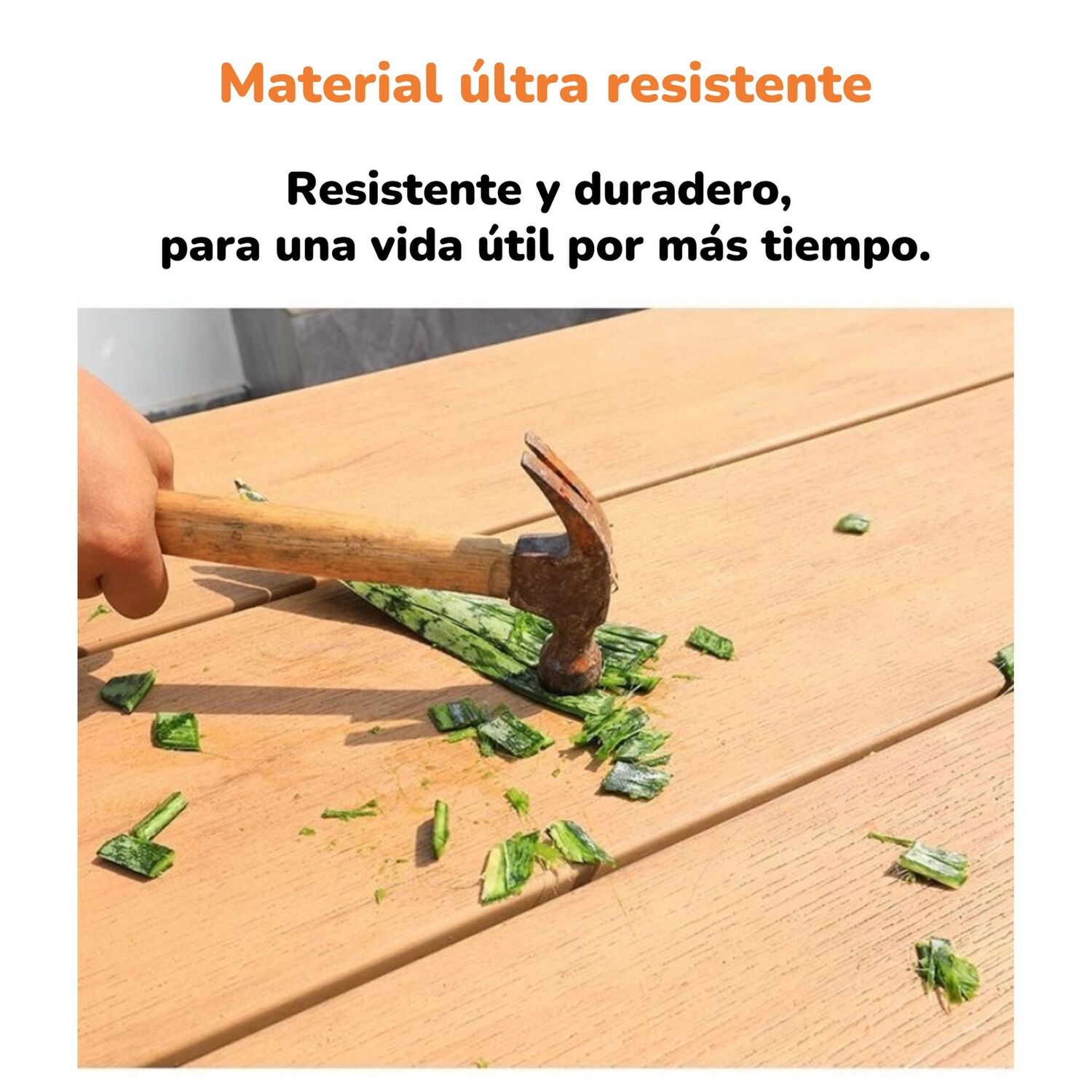 Juego De Comedor Exteriores 180cm Y 6 Sillas Impermeables image number 12.0