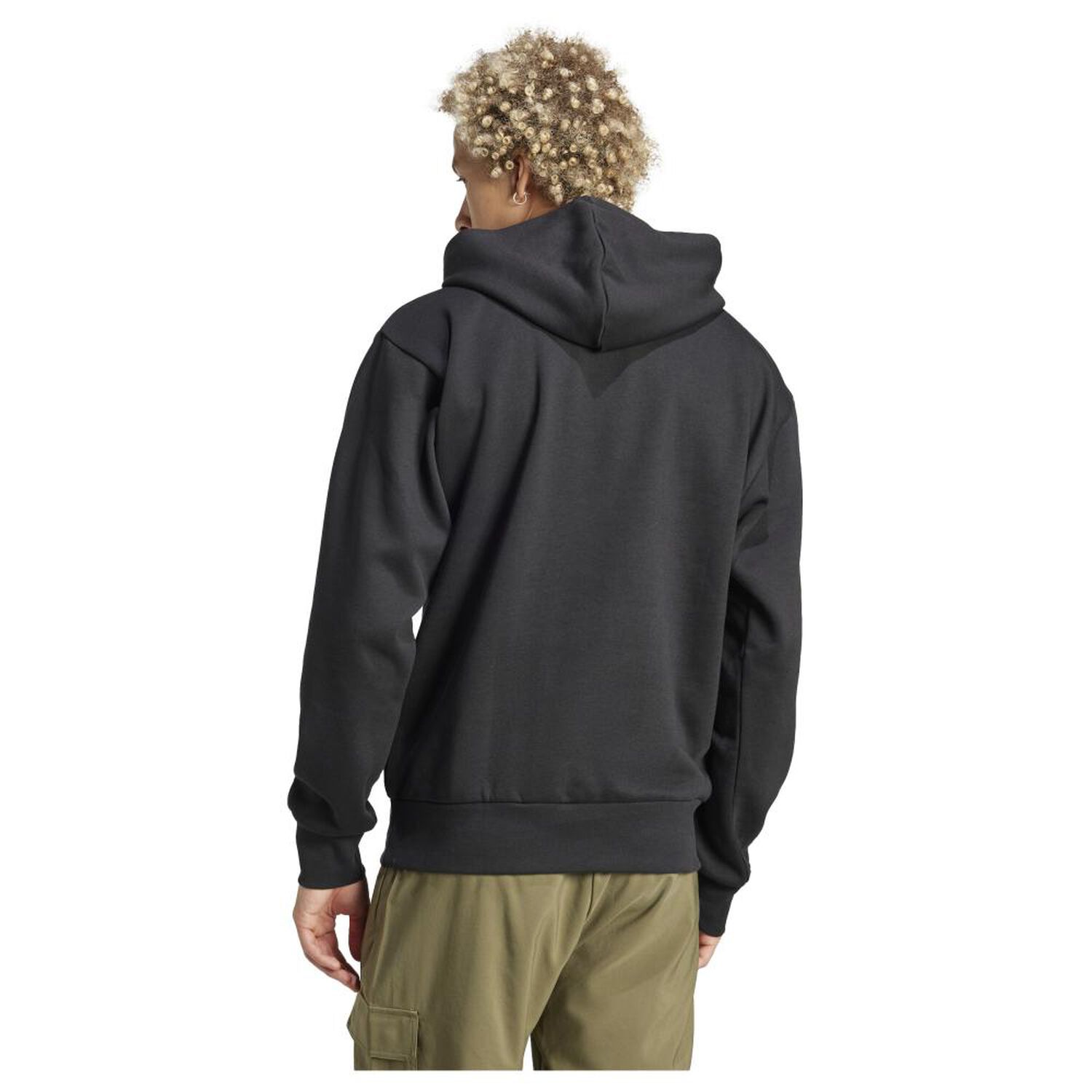 Poler&oacute;n Con Capucha Hombre Essentials Big Logo Fleece Adidas image number 3.0