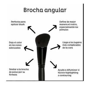 Brocha De Maquillaje Profesional Modelo Angular