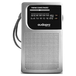 Radio De Bolsillo Portatil Am Fm Gris Ap02079