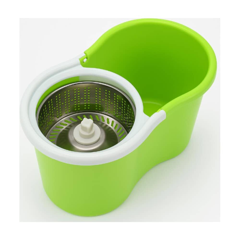 2 Mopas Giratoria 360&deg; Trapeador Canasto Met&aacute;lico Con Pa&ntilde;os image number 8.0