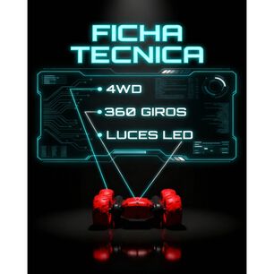 Auto Radio Controlado Extremo Doble Traccion Giro 360&deg;