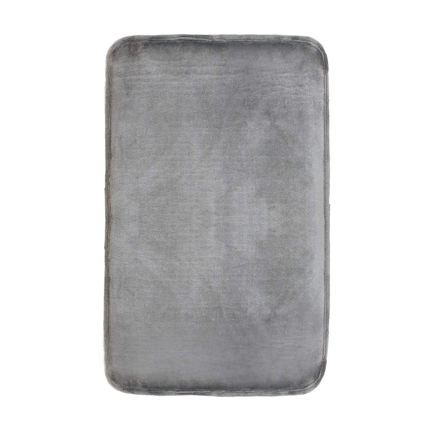 Alfombra De Ba&ntilde;o Nautica Home Flannel 50x80cm Absorbente Gris image number 2.0