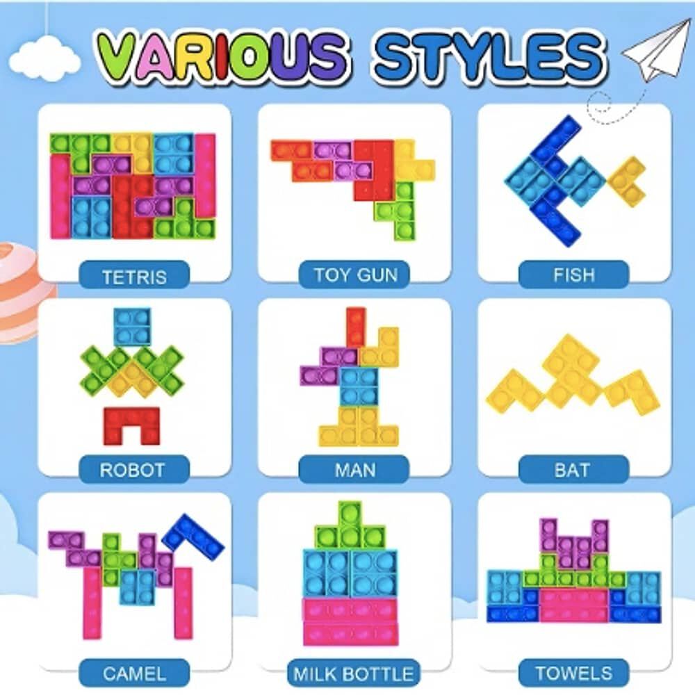 Juego Puzzle Pop It Rompecabezas 27 Piezas image number 2.0