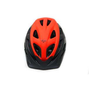 Casco Radical Mountain Mtb Marathon Negro Rojo L 58-62cm