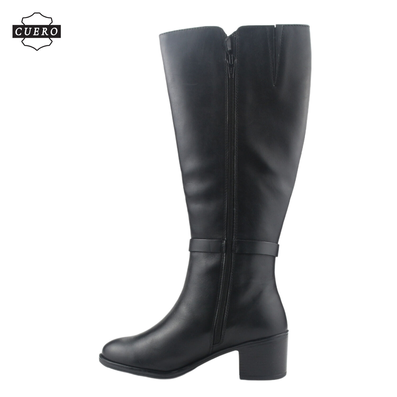 Bota De Cuero Chalada Mujer Palena-1 Negro Casual image number 2.0