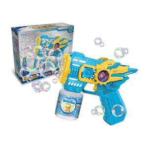 Pistola De Burbujas El&eacute;ctrica Luces Gear Bubble Gun Ni&ntilde;os