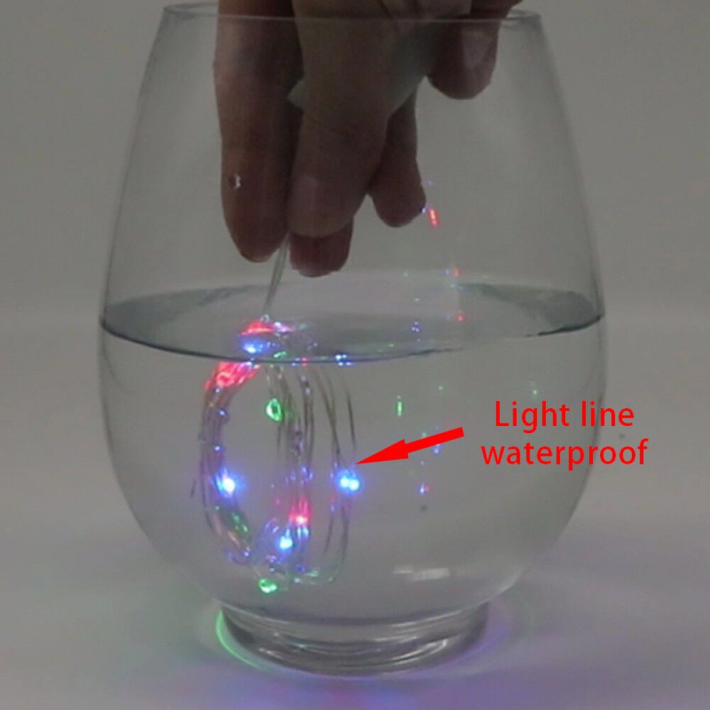 Luces Micro Led Hadas Pilas 2 Metros Colores Pilas Incluidas image number 19.0