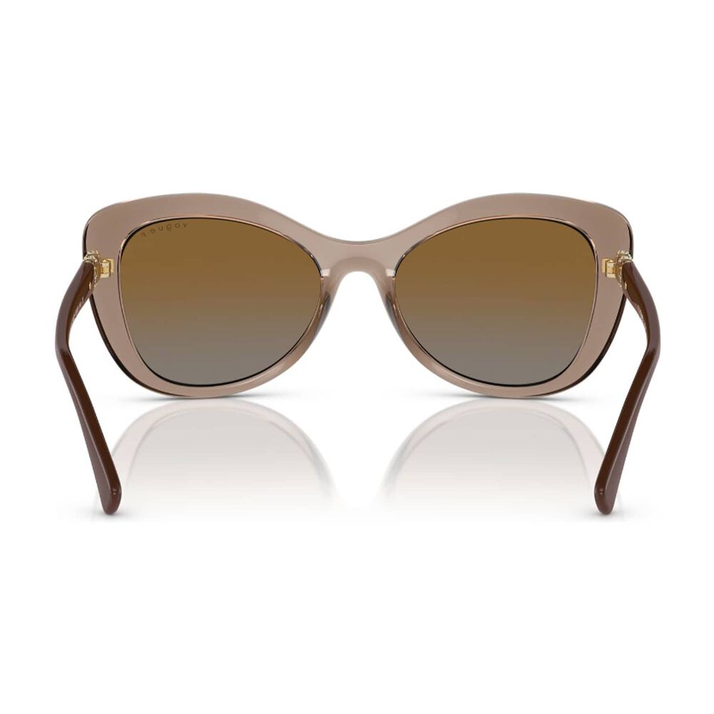 Lentes De Sol Transparent Brown Polarizados Vogue Eyewear image number 3.0