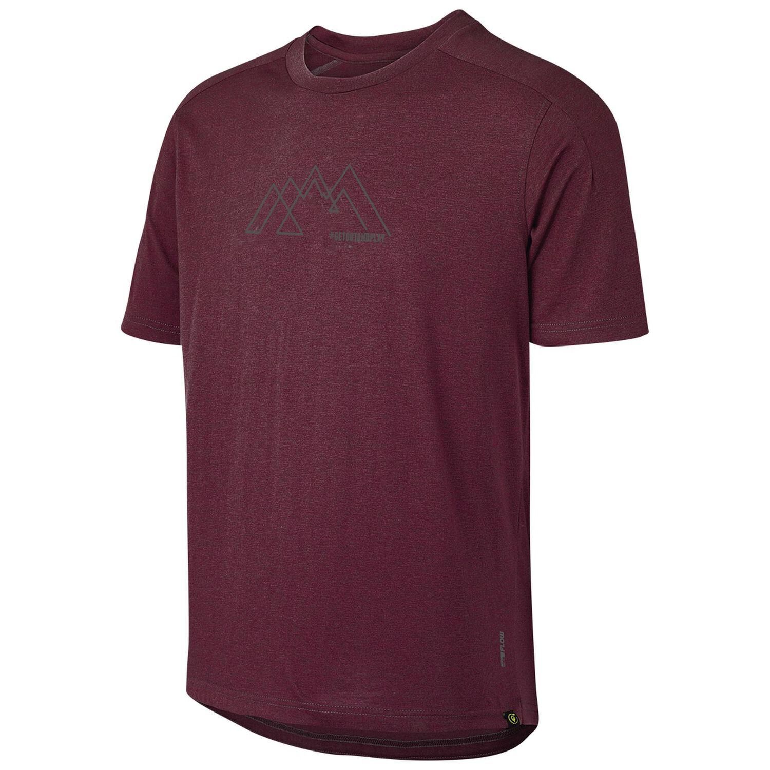 Polera Ixs Infantil Jr Flow Tech Getoutandplay Raisin Kl image number 0.0