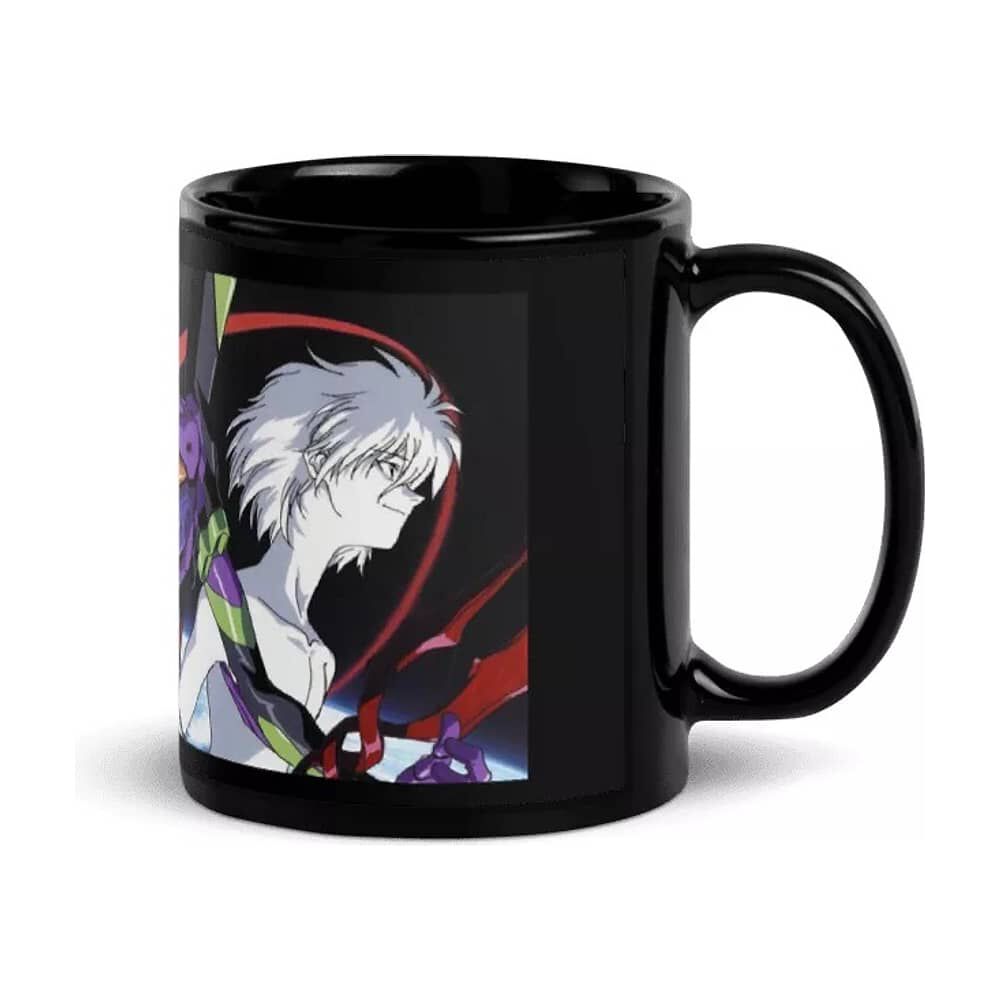 Taz&oacute;n Negro Estampado Anime Evangelion 325ml image number 2.0